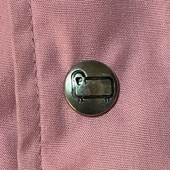 Vintage 80s Woolrich Woman Pink Jacket Wool Lined USA Made Coat Women’s Medium - Picture 3 of 8